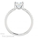 Princess Cut Forever One Moissanite Engagement Ring #GTJ1039-square-fo-w 2 Princess Cut Forever One Moissanite Engagement Ring #GTJ1039-square-fo-w