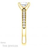 Princess Cut Forever One Moissanite Engagement Ring #GTJ1039-square-fo-y 3 Princess Cut Forever One Moissanite Engagement Ring #GTJ1039-square-fo-y