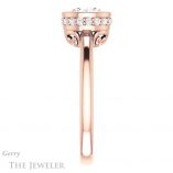 Round Cut Forever One Moissanite Engagement Ring #GTJ1040-round-fo-r 3 Round Cut Forever One Moissanite Engagement Ring #GTJ1040-round-fo-r