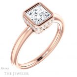 Princess Cut Forever One Moissanite Engagement Ring #GTJ1040-square-fo-r 4 Princess Cut Forever One Moissanite Engagement Ring #GTJ1040-square-fo-r