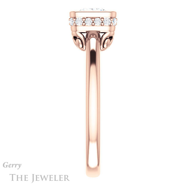 Princess Cut Forever One Moissanite Engagement Ring #GTJ1040-square-fo-r 3 Princess Cut Forever One Moissanite Engagement Ring #GTJ1040-square-fo-r