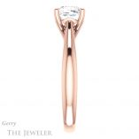 Cushion Cut Forever One Moissanite Engagement Ring #GTJ1042-cushion-fo-r 3 Cushion Cut Forever One Moissanite Engagement Ring #GTJ1042-cushion-fo-r