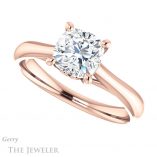 Cushion Cut Forever One Moissanite Engagement Ring #GTJ1042-cushion-fo-r 5 Cushion Cut Forever One Moissanite Engagement Ring #GTJ1042-cushion-fo-r