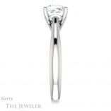 Cushion Cut Forever One Moissanite Engagement Ring #GTJ1042-cushion-fo-w 3 Cushion Cut Forever One Moissanite Engagement Ring #GTJ1042-cushion-fo-w