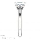 Emerald Cut Forever One Moissanite Engagement Ring #GTJ1042-emerald-fb-w 3 Emerald Cut Forever Brilliant Moissanite Engagement Ring #GTJ1042-emerald-fb-w