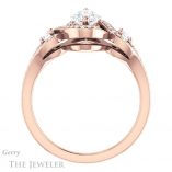 Marquise Cut Forever Brilliant Moissanite Engagement Ring #GTJ1044-marquise-fb-r