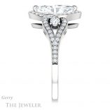Marquise Cut Forever Brilliant Moissanite Engagement Ring #GTJ1044-marquise-fb-w