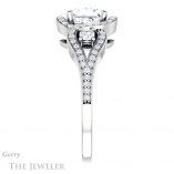 Princess Cut Forever One Moissanite Engagement Ring #GTJ1044-square-fo-w 3 Princess Cut Forever One Moissanite Engagement Ring #GTJ1044-square-fo-w