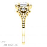 Princess Cut Forever One Moissanite Engagement Ring #GTJ1044-square-fo-y