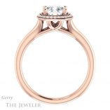 Cushion Cut Forever One Moissanite Engagement Ring #GTJ1045-cushion-fo-r 2 Cushion Cut Forever One Moissanite Engagement Ring #GTJ1045-cushion-fo-r