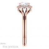 Cushion Cut Forever One Moissanite Engagement Ring #GTJ1045-cushion-fo-r 3 Cushion Cut Forever One Moissanite Engagement Ring #GTJ1045-cushion-fo-r