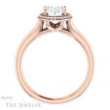 Oval Shaped Forever One Moissanite Engagement Ring #GTJ1045-oval-fo-r 2 Oval Shaped Forever One Moissanite Engagement Ring #GTJ1045-oval-fo-r