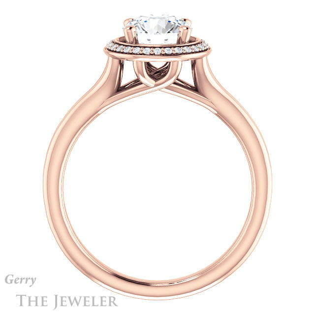 Round Cut Forever One Moissanite Engagement Ring #GTJ1045-round-fo-r 2 Round Cut Forever One Moissanite Engagement Ring #GTJ1045-round-fo-r