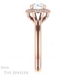 Round Cut Forever One Moissanite Engagement Ring #GTJ1045-round-fo-r 3 Round Cut Forever One Moissanite Engagement Ring #GTJ1045-round-fo-r