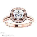 Princess Cut Forever One Moissanite Engagement Ring #GTJ1045-square-fo-r 1 Princess Cut Forever One Moissanite Engagement Ring #GTJ1045-square-fo-r