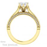 Heart Shaped Forever Brilliant Moissanite Engagement Ring #GTJ1049-heart-fb-y