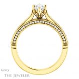 Marquise Cut Forever Brilliant Moissanite Engagement Ring #GTJ1049-marquise-fb-y