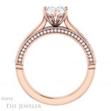 Oval Shaped Forever One Moissanite Engagement Ring #GTJ1049-oval-fo-r 2 Oval Shaped Forever One Moissanite Engagement Ring #GTJ1049-oval-fo-r