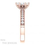 Oval Shaped Forever One Moissanite Engagement Ring #GTJ1049-oval-fo-r 3 Oval Shaped Forever One Moissanite Engagement Ring #GTJ1049-oval-fo-r