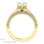 Princess Cut Forever One Moissanite Engagement Ring #GTJ1049-square-fo-y