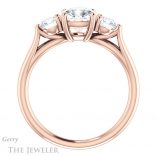 Cushion Cut Forever One Moissanite Engagement Ring #GTJ1050-cushion-fo-r 2 Cushion Cut Forever One Moissanite Engagement Ring #GTJ1050-cushion-fo-r
