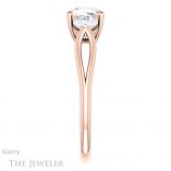 Cushion Cut Forever One Moissanite Engagement Ring #GTJ1050-cushion-fo-r 3 Cushion Cut Forever One Moissanite Engagement Ring #GTJ1050-cushion-fo-r