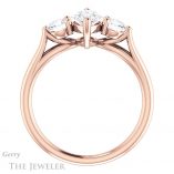 Marquise Cut Forever One Moissanite Engagement Ring #GTJ1050-marquise-fb-r 2 Marquise Cut Forever Brilliant Moissanite Engagement Ring #GTJ1050-marquise-fb-r