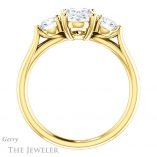 Oval Shaped Forever One Moissanite Engagement Ring #GTJ1050-oval-fo-y 2 Oval Shaped Forever One Moissanite Engagement Ring #GTJ1050-oval-fo-y