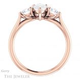 Pear Shaped Forever One Moissanite Engagement Ring #GTJ1050-pear-fb-r 2 Pear Shaped Forever Brilliant Moissanite Engagement Ring #GTJ1050-pear-fb-r