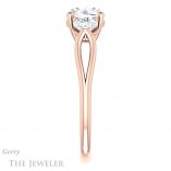 Round Cut Forever One Moissanite Engagement Ring #GTJ1050-round-fo-r 3 Round Cut Forever One Moissanite Engagement Ring #GTJ1050-round-fo-r
