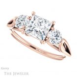 Princess Cut Forever One Moissanite Engagement Ring #GTJ1050-square-fo-r 5 Princess Cut Forever One Moissanite Engagement Ring #GTJ1050-square-fo-r