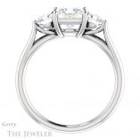 Princess Cut Forever One Moissanite Engagement Ring #GTJ1050-square-fo-w 2 Princess Cut Forever One Moissanite Engagement Ring #GTJ1050-square-fo-w