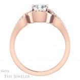 Cushion Cut Forever One Moissanite Engagement Ring #GTJ1052-cushion-fo-r 2 Cushion Cut Forever One Moissanite Engagement Ring #GTJ1052-cushion-fo-r