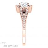 Cushion Cut Forever One Moissanite Engagement Ring #GTJ1052-cushion-fo-r 3 Cushion Cut Forever One Moissanite Engagement Ring #GTJ1052-cushion-fo-r