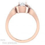 Emerald Cut Forever Brilliant Moissanite Engagement Ring #GTJ1052-emerald-fb-r