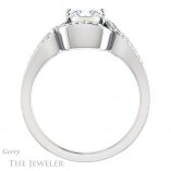 Princess Cut Forever One Moissanite Engagement Ring #GTJ1052-square-fo-w 2 Princess Cut Forever One Moissanite Engagement Ring #GTJ1052-square-fo-w