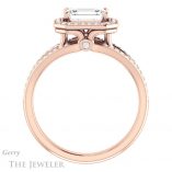 Emerald Cut Forever Brilliant Moissanite Engagement Ring #GTJ1053-emerald-fb-r
