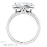 Marquise Cut Forever One Moissanite Engagement Ring #GTJ1053-marquise-fb-w 2 Marquise Cut Forever Brilliant Moissanite Engagement Ring #GTJ1053-marquise-fb-w