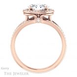 Oval Shaped Forever One Moissanite Engagement Ring #GTJ1053-oval-fo-r