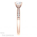 Cushion Cut Forever One Moissanite Engagement Ring #GTJ1054-cushion-fo-r