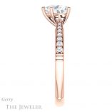 Heart Shaped Forever Brilliant Moissanite Engagement Ring #GTJ1054-heart-fb-r