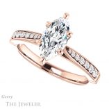 Marquise Cut Forever Brilliant Moissanite Engagement Ring #GTJ1054-marquise-fb-r