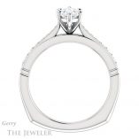 Marquise Cut Forever Brilliant Moissanite Engagement Ring #GTJ1054-marquise-fb-w