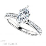 Marquise Cut Forever Brilliant Moissanite Engagement Ring #GTJ1054-marquise-fb-w