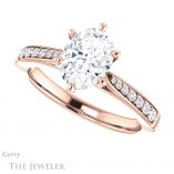 Oval Shaped Forever One Moissanite Engagement Ring #GTJ1054-oval-fo-r 5 Oval Shaped Forever One Moissanite Engagement Ring #GTJ1054-oval-fo-r
