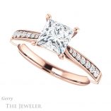 Princess Cut Forever One Moissanite Engagement Ring #GTJ1054-square-fo-r 5 Princess Cut Forever One Moissanite Engagement Ring #GTJ1054-square-fo-r