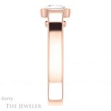 Cushion Cut Forever One Moissanite Engagement Ring #GTJ1056-cushion-fo-r