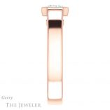 Emerald Cut Forever One Moissanite Engagement Ring #GTJ1056-emerald-fb-r 3 Emerald Cut Forever Brilliant Moissanite Engagement Ring #GTJ1056-emerald-fb-r