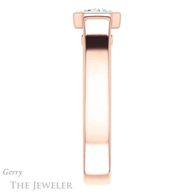 Emerald Cut Forever One Moissanite Engagement Ring #GTJ1056-emerald-fb-r 3 Emerald Cut Forever Brilliant Moissanite Engagement Ring #GTJ1056-emerald-fb-r