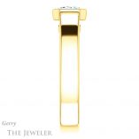 Emerald Cut Forever Brilliant Moissanite Engagement Ring #GTJ1056-emerald-fb-y